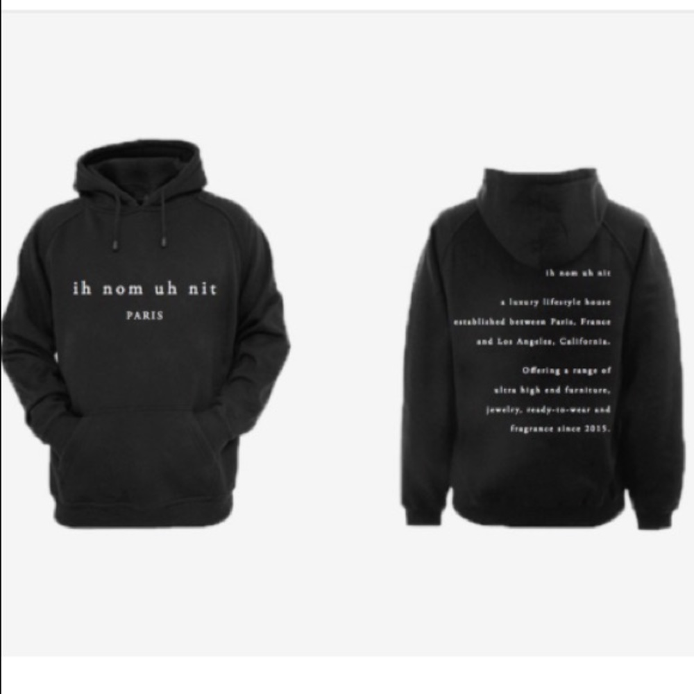 Rare Ih Nom Uh Nit Logo Hoodie